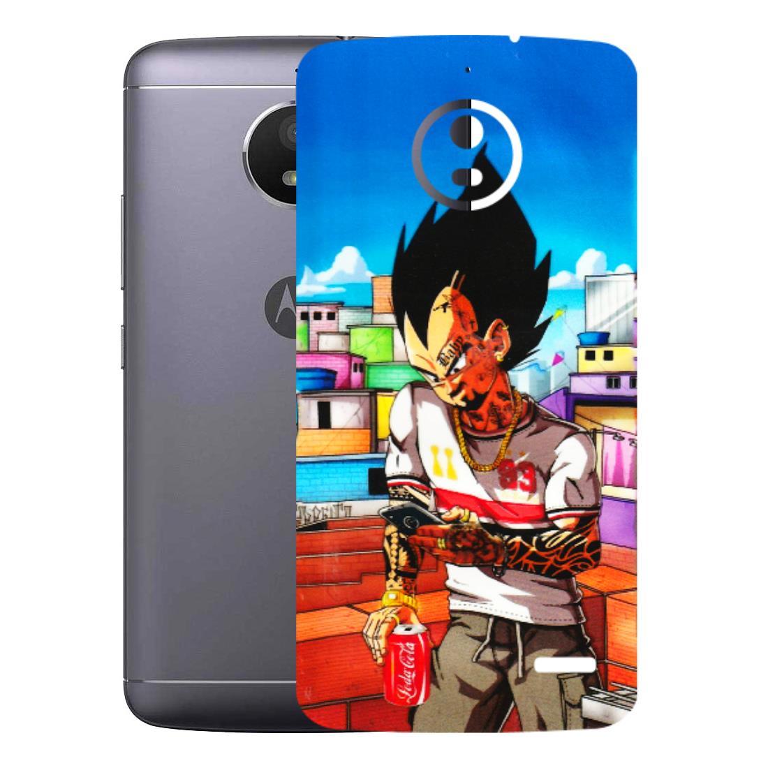 Motorola Phone Skins (All Models) - Vegeta - 3D Embossed Finish (L-136) Motorola Moto E4