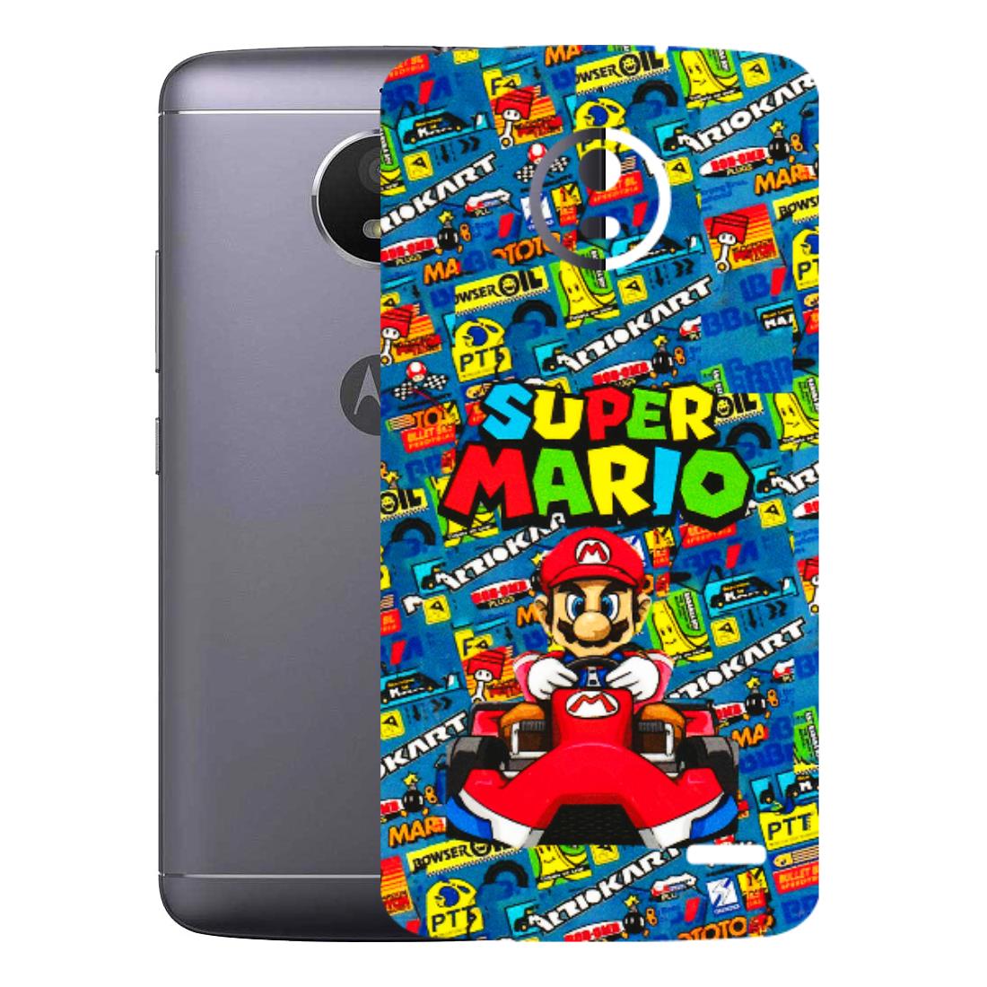 Motorola Phone Skins (All Models) - Super Mario Kart - 3D Embossed Finish (L-140) Motorola Moto E4