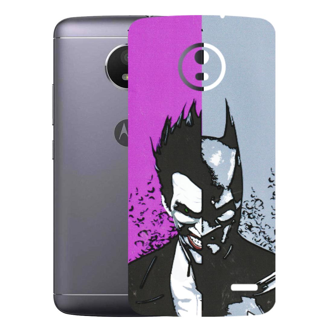 Motorola Phone Skins (All Models) - Batman & Joker - 3D Embossed Finish (L-143) Motorola Moto E4
