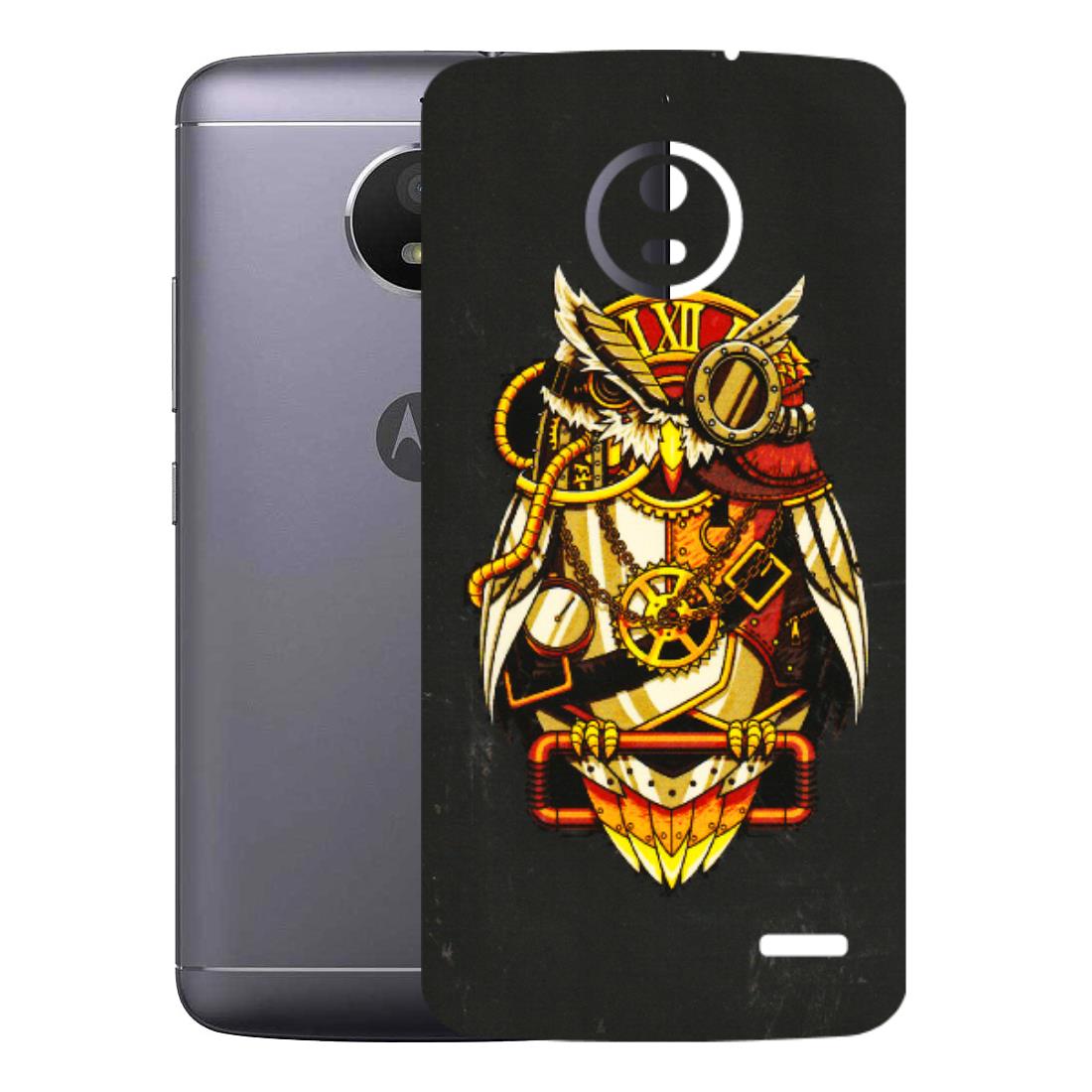 Motorola Phone Skins (All Models) - Classy Smart Owl - 3D Embossed Finish (L-144) Motorola Moto E4