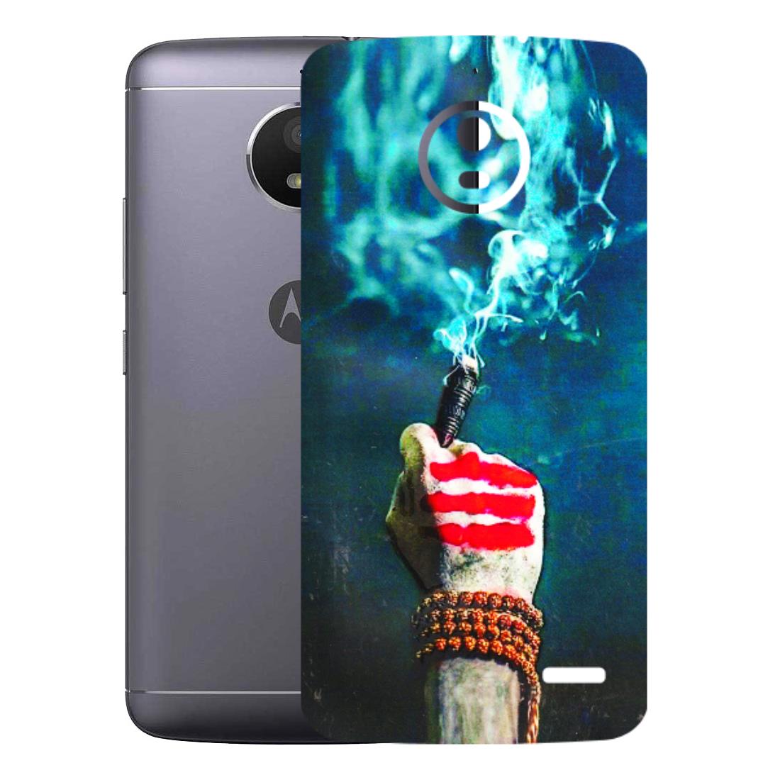 Motorola Phone Skins (All Models) - Mahadev Bhakt - 3D Embossed Finish (L-146) Motorola Moto E4