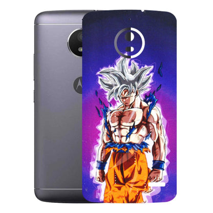 Motorola Phone Skins (All Models) - Goku Purple Anime - 3D Embossed Finish (L-147) Motorola Moto E4