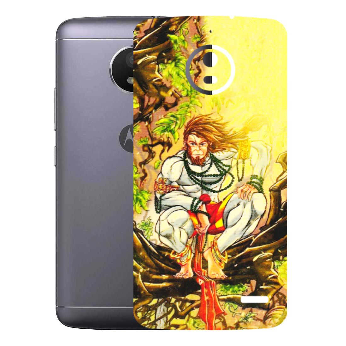 Motorola Phone Skins (All Models) - Lord Hanuman - 3D Embossed Finish (L-152) Motorola Moto E4