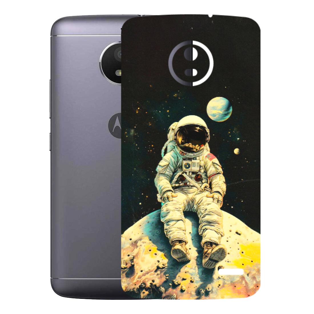 Motorola Phone Skins (All Models) - Astronaut in Space - 3D Embossed Finish (L-16) Motorola Moto E4