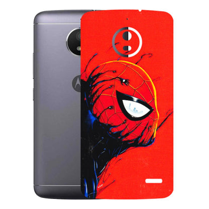 Motorola Phone Skins (All Models) - Spiderman Face Venom - 3D Embossed Finish (L-165) Motorola Moto E4