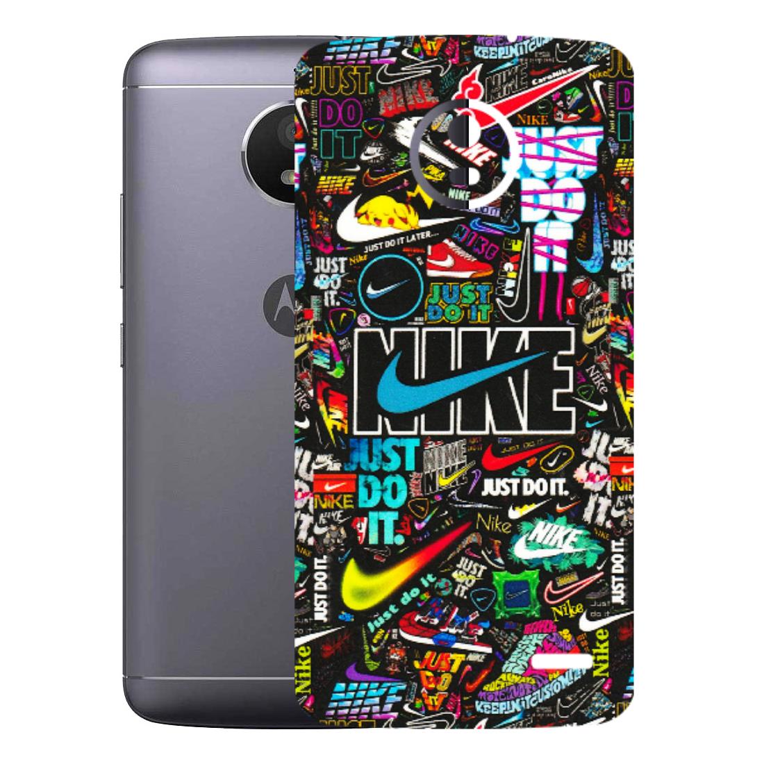 Motorola Phone Skins (All Models) - Just Do It Doodles - 3D Embossed Finish (L-166) Motorola Moto E4