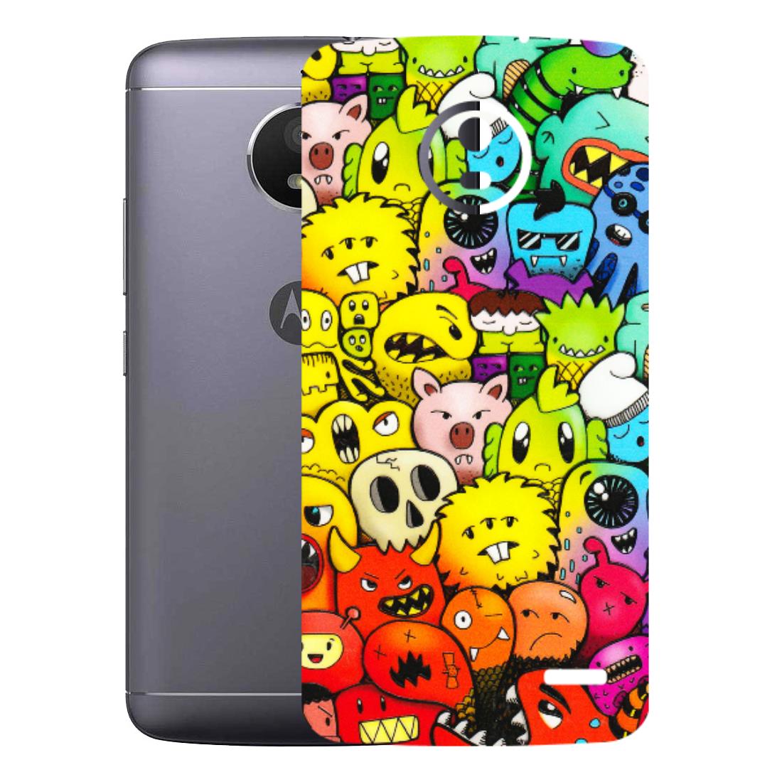 Motorola Phone Skins (All Models) - Angry Funkies - 3D Embossed Finish (L-169) Motorola Moto E4