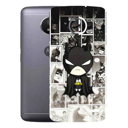 Motorola Phone Skins (All Models) - Toon Batman - 3D Embossed Finish (L-182) Motorola Moto E4