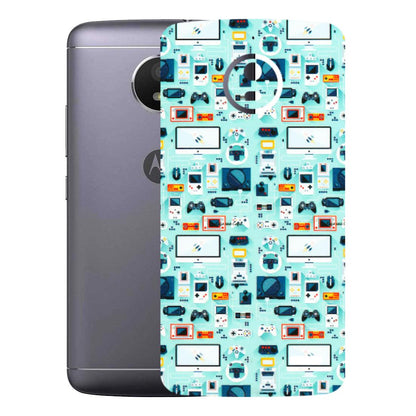 Motorola Phone Skins (All Models) - Gadgets Doodle - 3D Embossed Finish (L-184) Motorola Moto E4