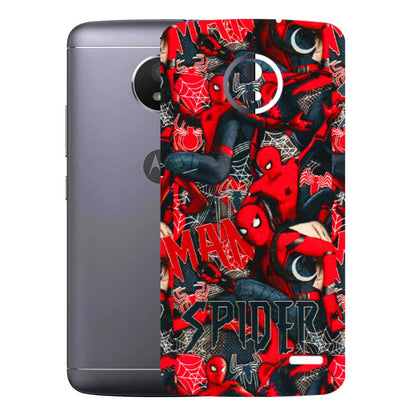 Motorola Phone Skins (All Models) - SpiderMan Cool - 3D Embossed Finish (L-188) Motorola Moto E4