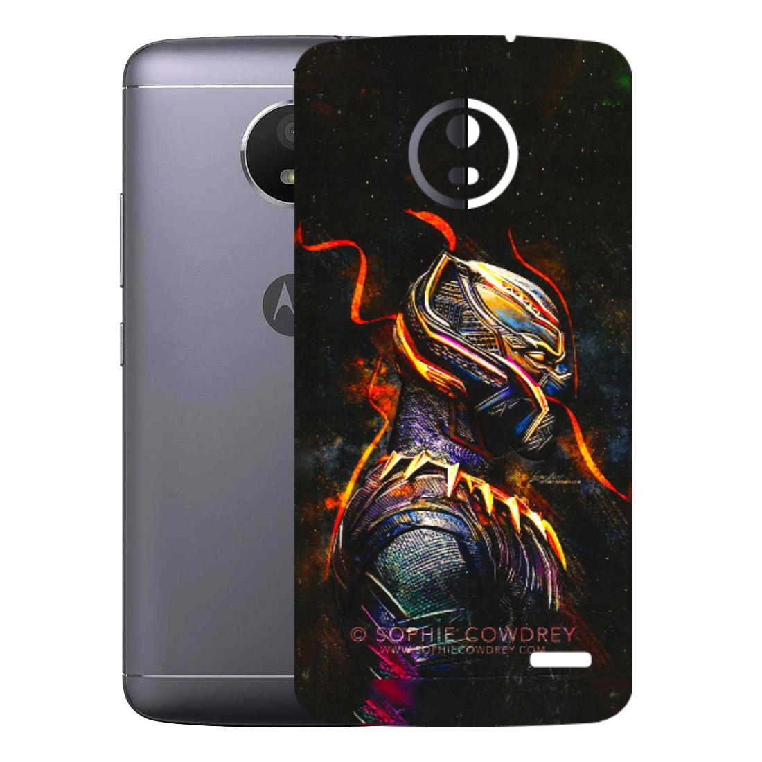 Motorola Phone Skins (All Models) - Black Panther - 3D Embossed Finish (L-190) Motorola Moto E4