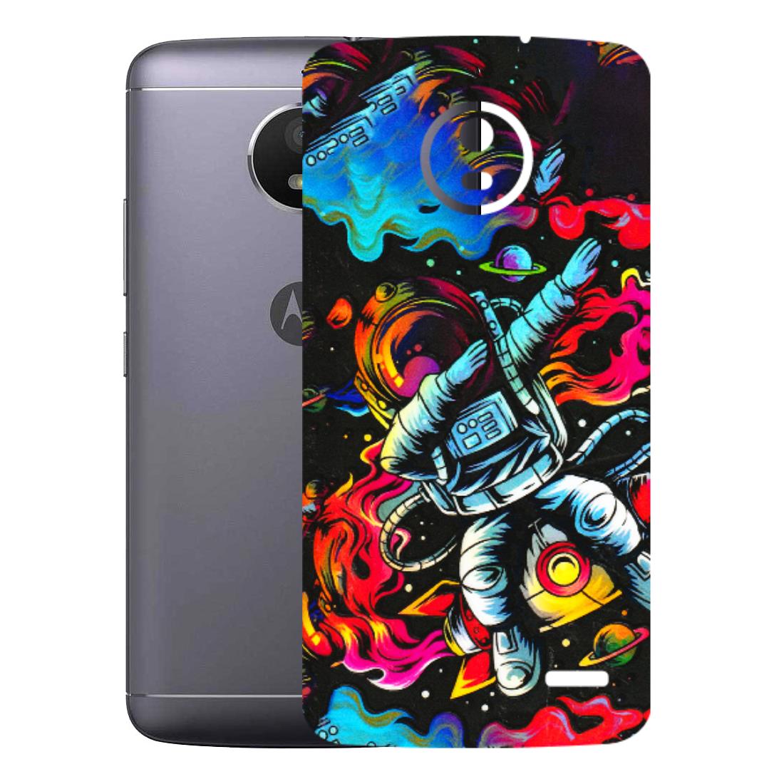 Motorola Phone Skins (All Models) - Astronaut Dope - 3D Embossed Finish (L-191) Motorola Moto E4