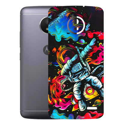 Motorola Phone Skins (All Models) - Astronaut Dope - 3D Embossed Finish (L-191) Motorola Moto E4