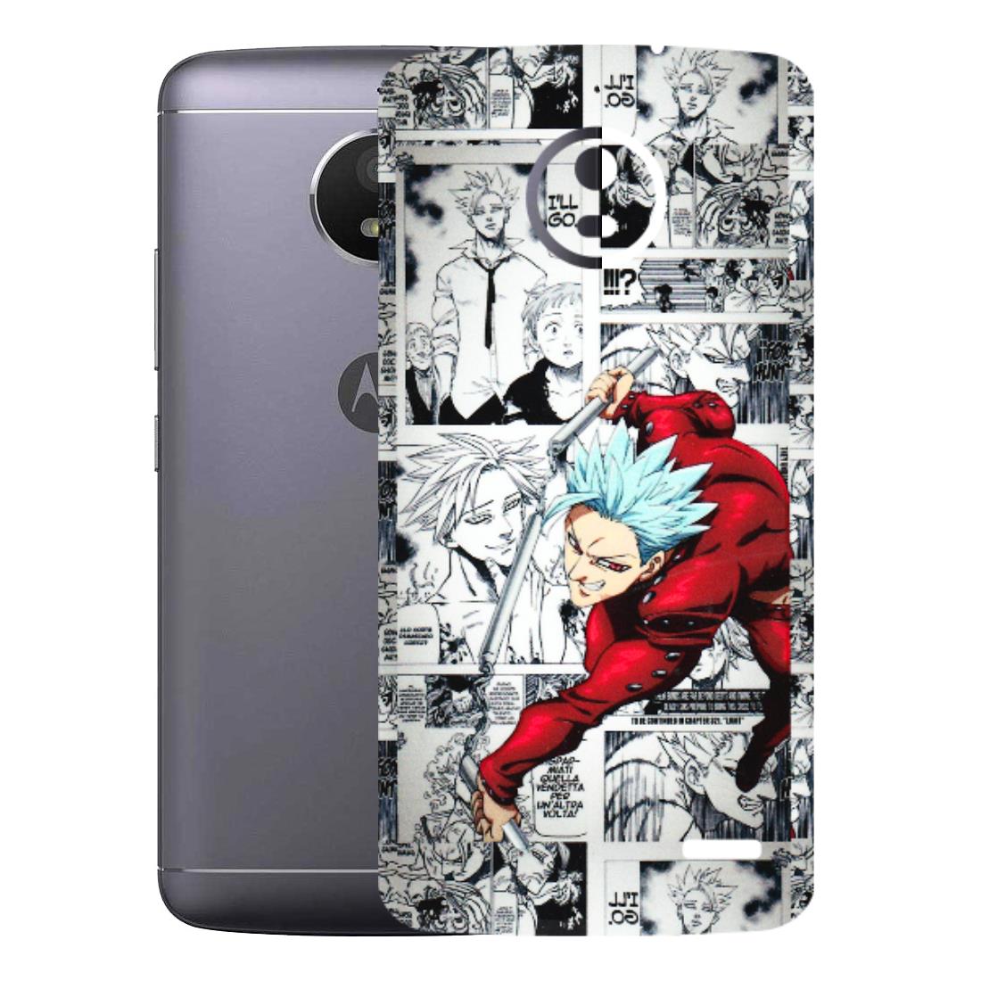 Motorola Phone Skins (All Models) - Anime Comic - 3D Embossed Finish (L-192) Motorola Moto E4