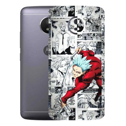 Motorola Phone Skins (All Models) - Anime Comic - 3D Embossed Finish (L-192) Motorola Moto E4