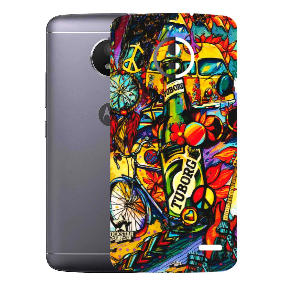 Motorola Phone Skins (All Models) - Cool Beer Bottle - 3D Embossed Finish (L-193) Motorola Moto E4