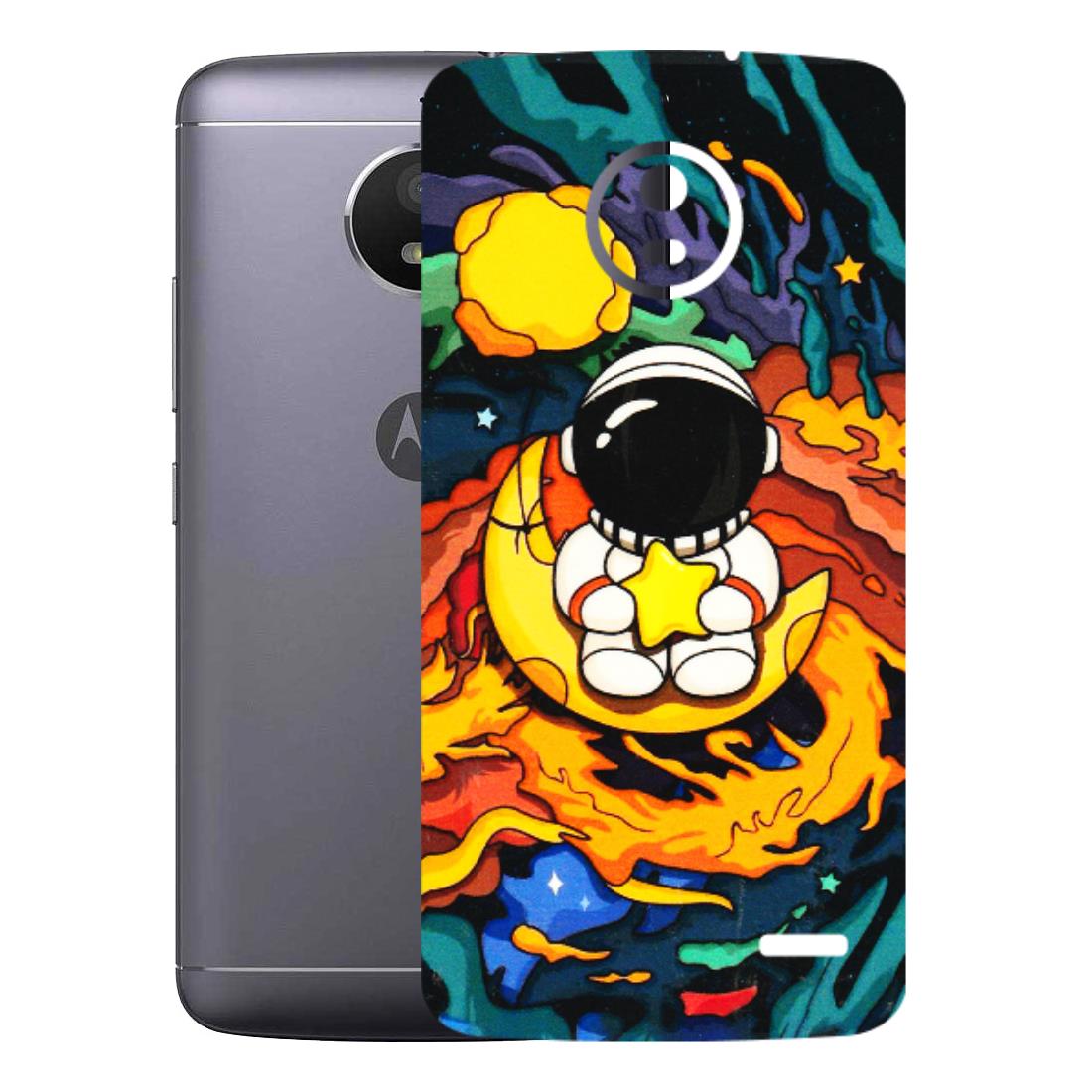 Motorola Phone Skins (All Models) - Baby Astronaut - 3D Embossed Finish (L-197) Motorola Moto E4