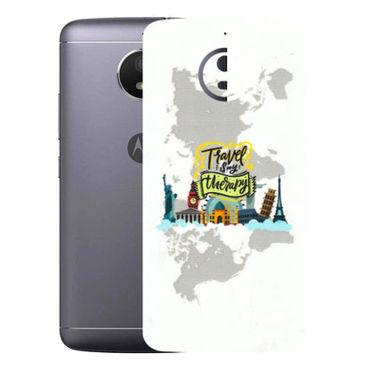 Motorola Phone Skins (All Models) - Travel Therapy - 3D Embossed Finish (L-199) Motorola Moto E4