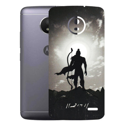 Motorola Phone Skins (All Models) - Jai Siya Ram - 3D Embossed Finish (L-200) Motorola Moto E4