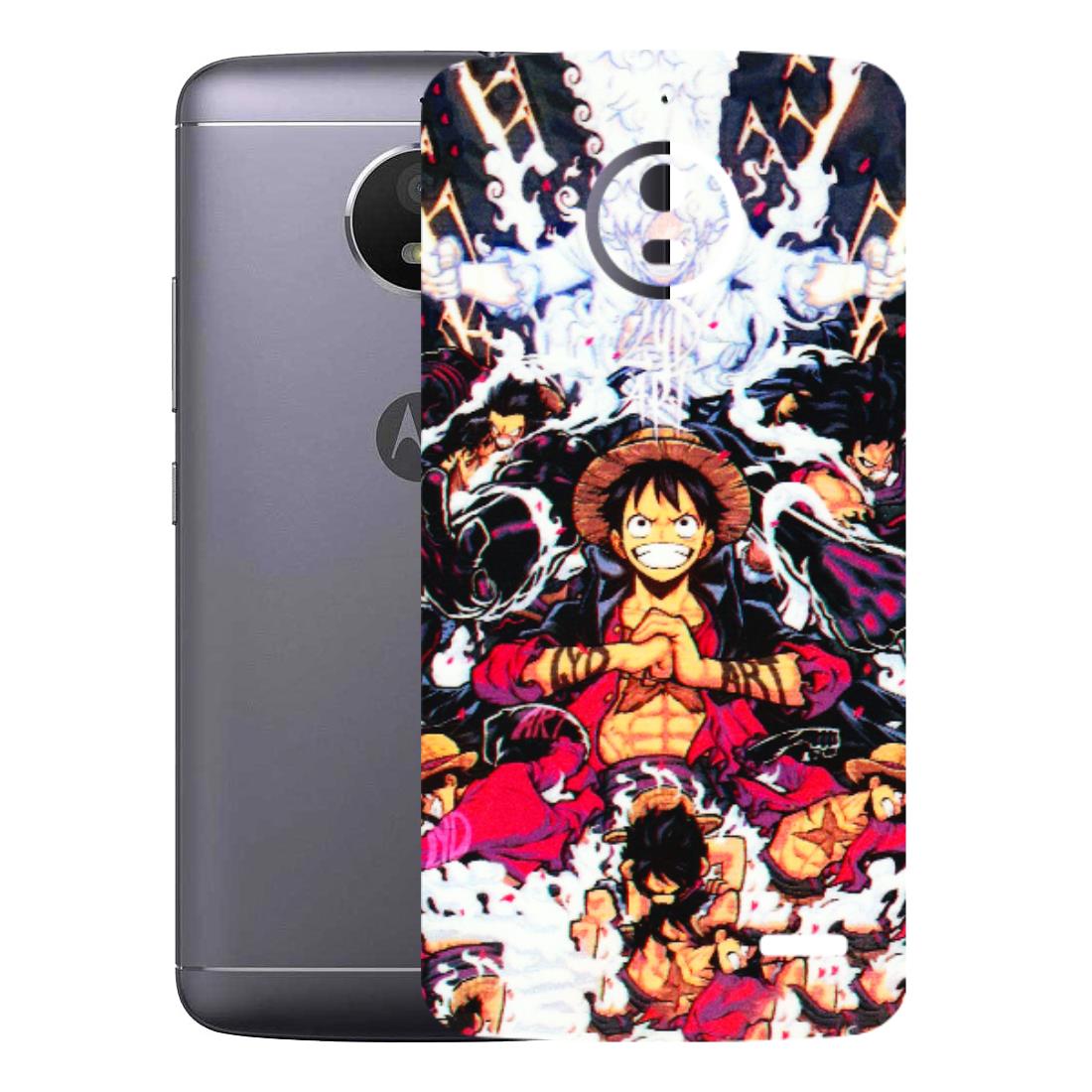 Motorola Phone Skins (All Models) - Luffy Anime Character - 3D Embossed Finish (L-203) Motorola Moto E4