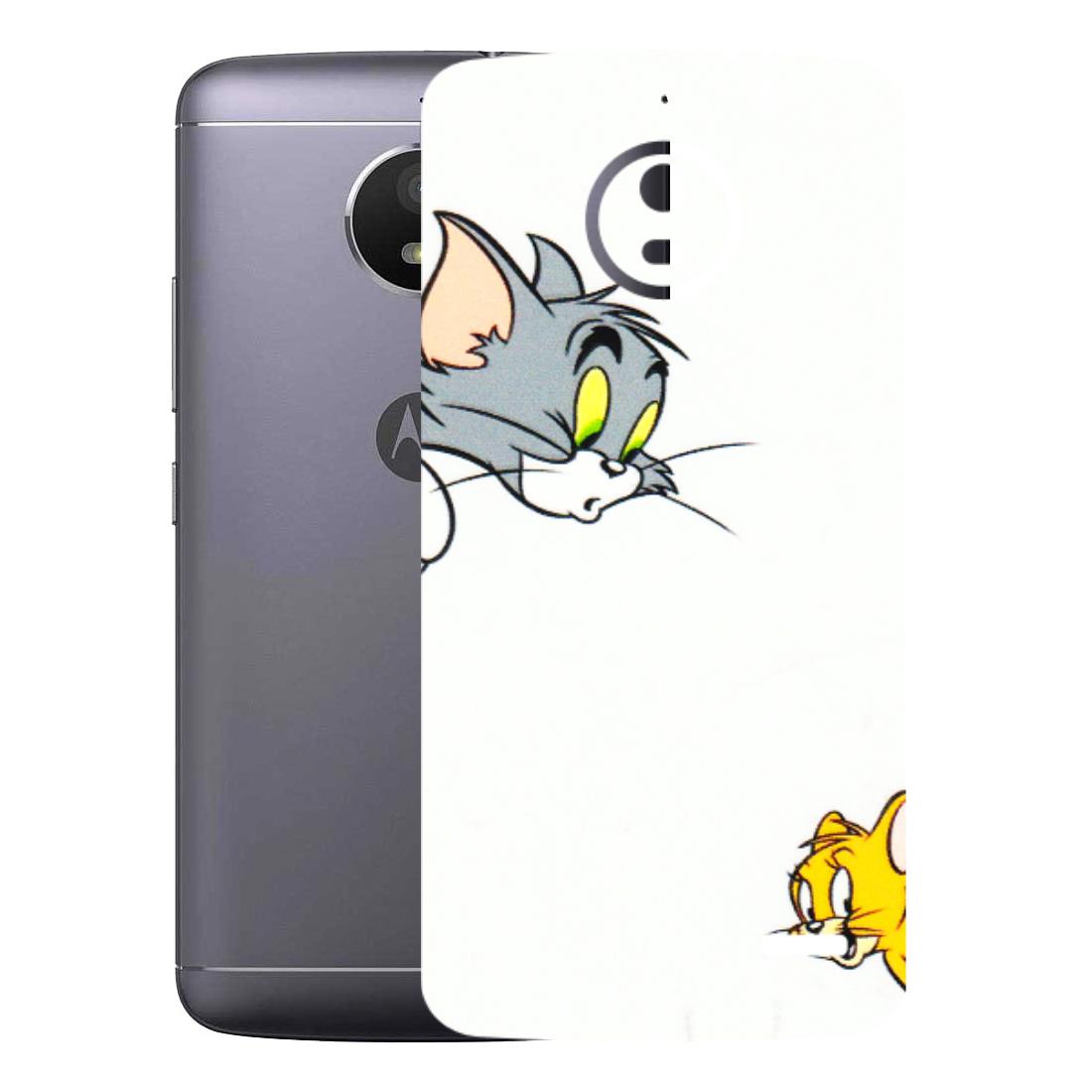 Motorola Phone Skins (All Models) - Cute Tom And Jerry - 3D Embossed Finish (L-220) Motorola Moto E4