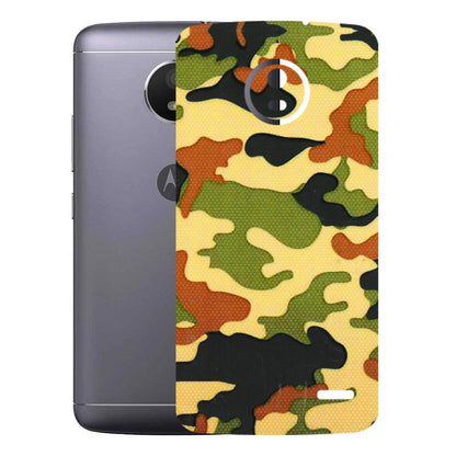 Motorola Phone Skins (All Models) - Indian Military - 3D Embossed Finish (L-234) Motorola Moto E4