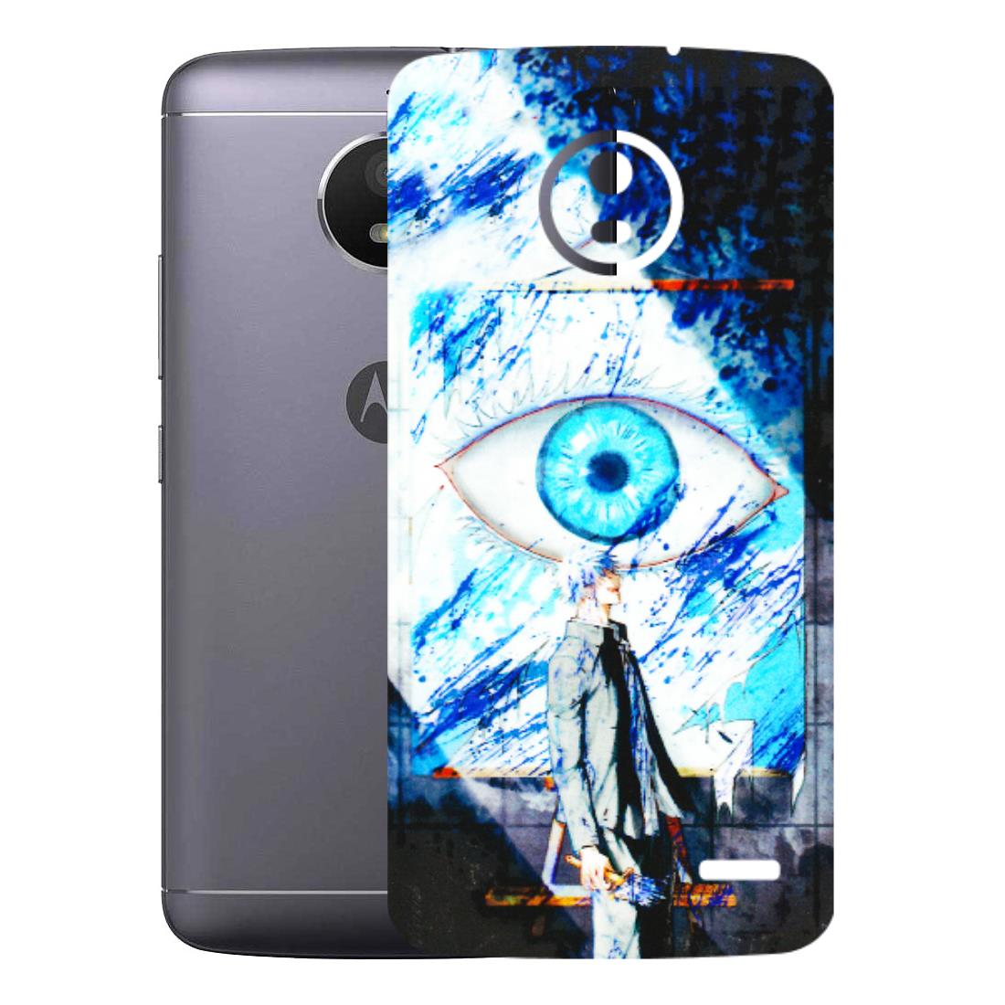 Motorola Phone Skins (All Models) - Gojo Satoru evil eye - 3D Embossed Finish (L-239) Motorola Moto E4