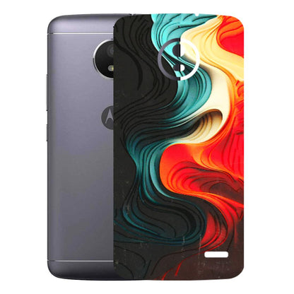 Motorola Phone Skins (All Models) - The Silky Swirl - 3D Embossed Finish (L-240) Motorola Moto E4