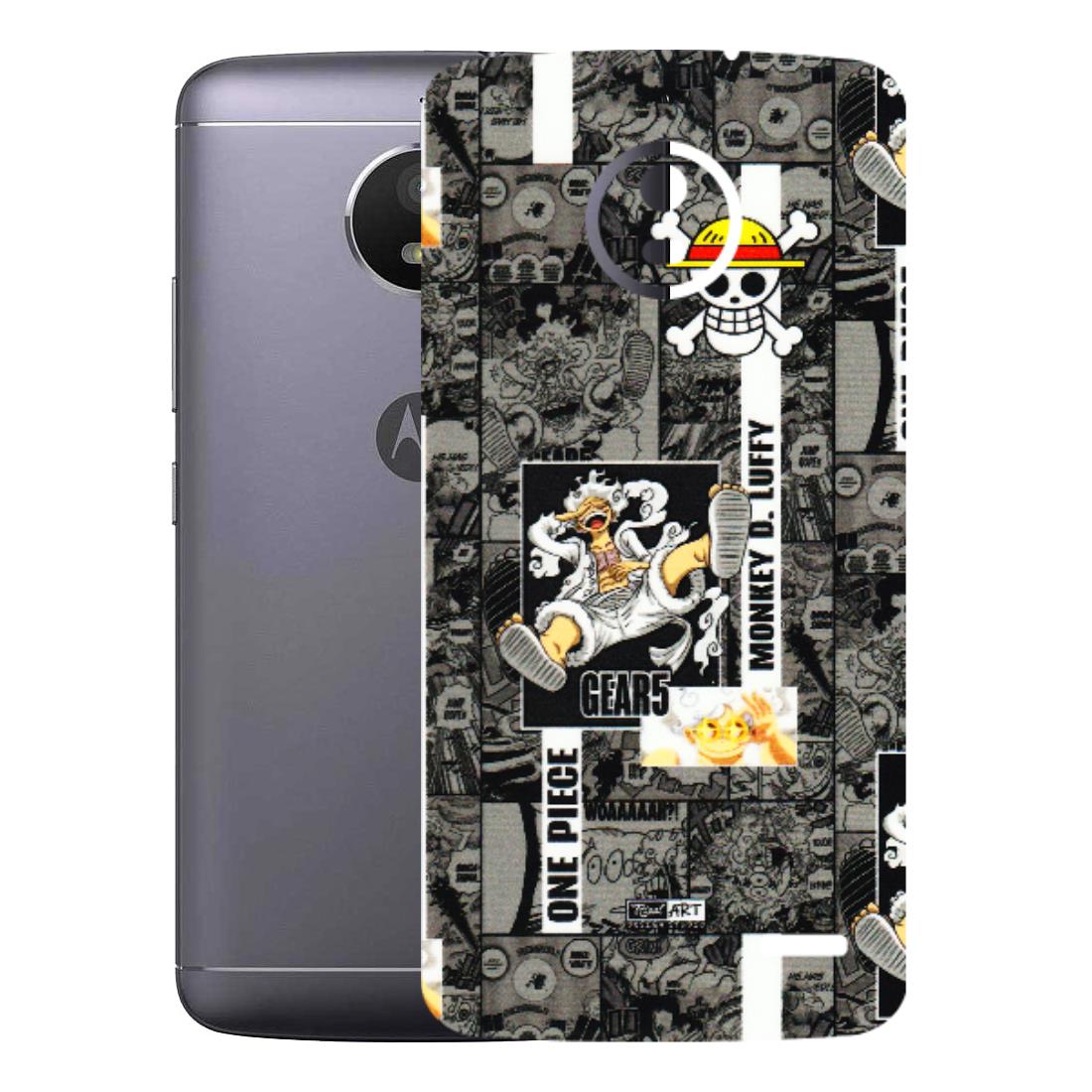 Motorola Phone Skins (All Models) - Cuffy Anime MonkeyCamic - 3D Embossed Finish (L-242) Motorola Moto E4