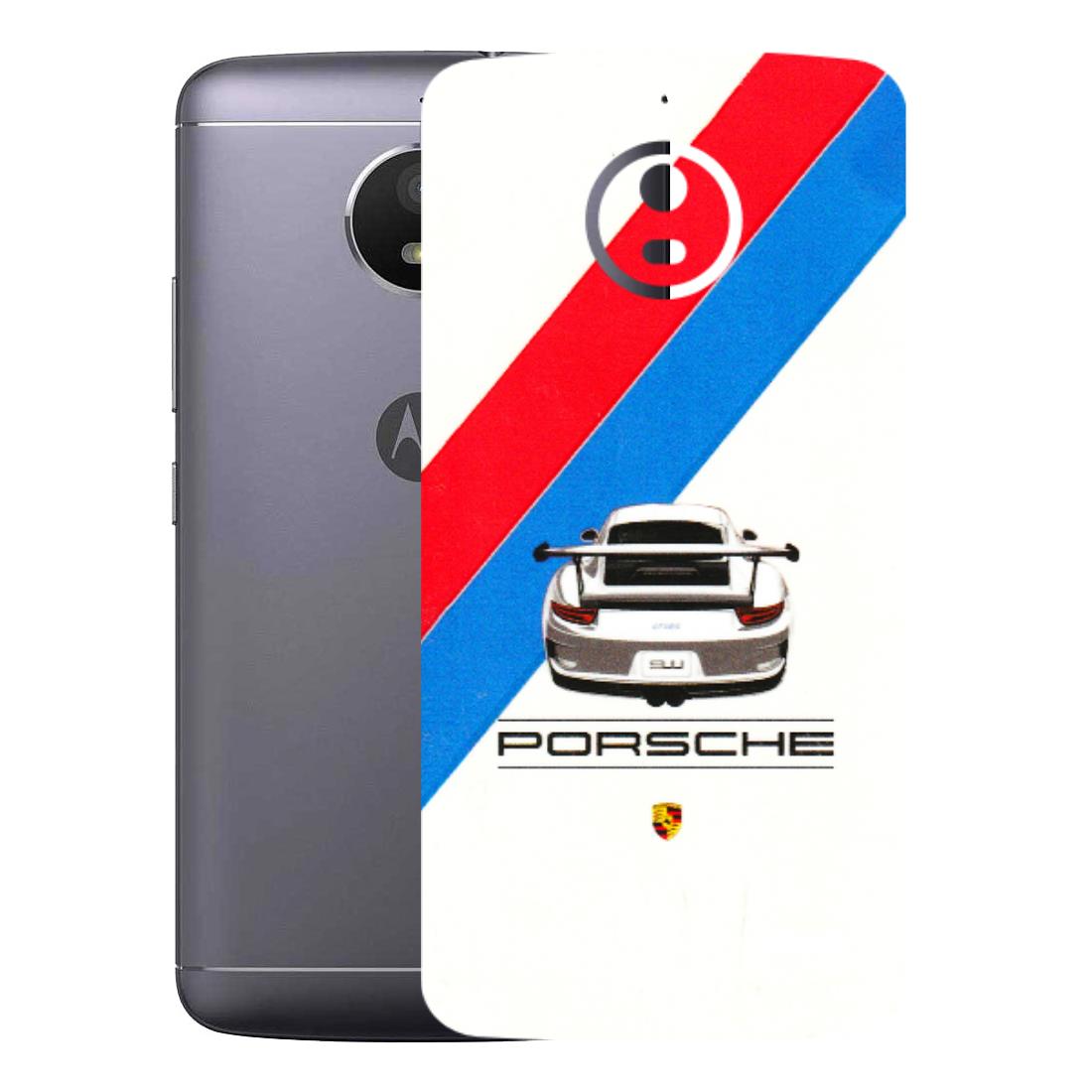 Motorola Phone Skins (All Models) - Porche Car Sober Logo - 3D Embossed Finish (L-248) Motorola Moto E4