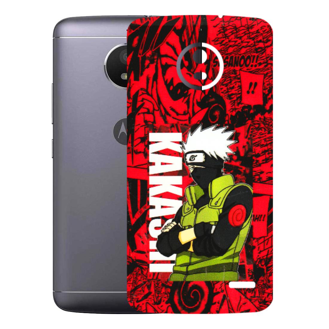 Motorola Phone Skins (All Models) - Kakashi Red Anime - 3D Embossed Finish (L-251) Motorola Moto E4