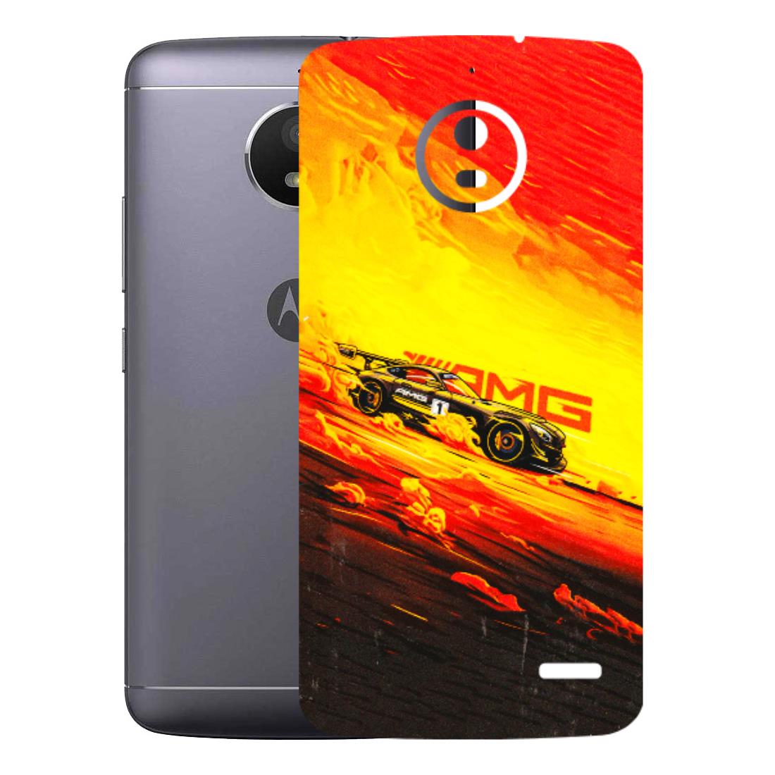 Motorola Phone Skins (All Models) - AMG Car Speed Cover - 3D Embossed Finish (L-256) Motorola Moto E4