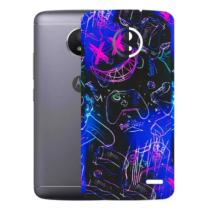 Motorola Phone Skins (All Models) - Gamers Paradise - 3D Embossed Finish (L-258) Motorola Moto E4