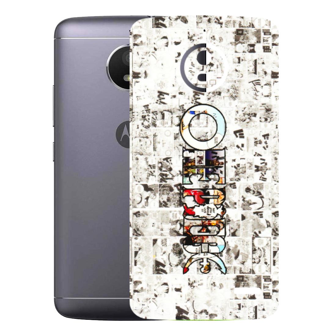 Motorola Phone Skins (All Models) - One Piece Manga - 3D Embossed Finish (L-26) Motorola Moto E4
