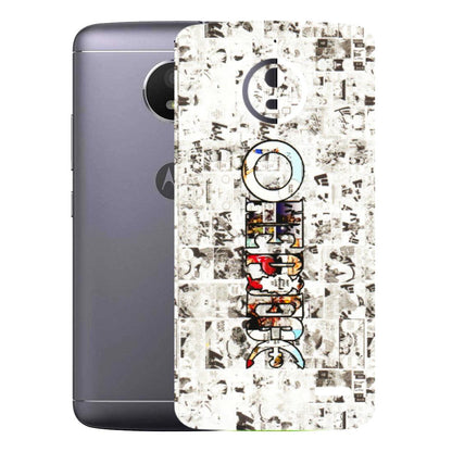 Motorola Phone Skins (All Models) - One Piece Manga - 3D Embossed Finish (L-26) Motorola Moto E4