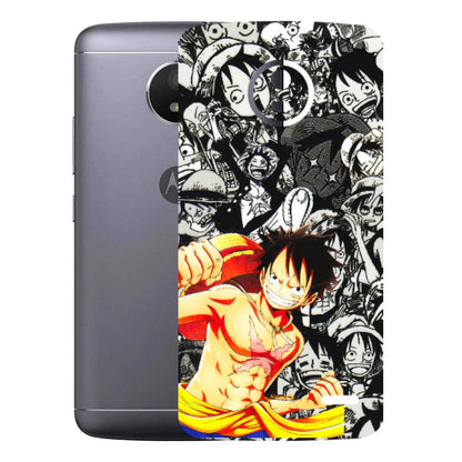 Motorola Phone Skins (All Models) - Anime Comics Games Doodles - 3D Embossed Finish (L-27) Motorola Moto E4