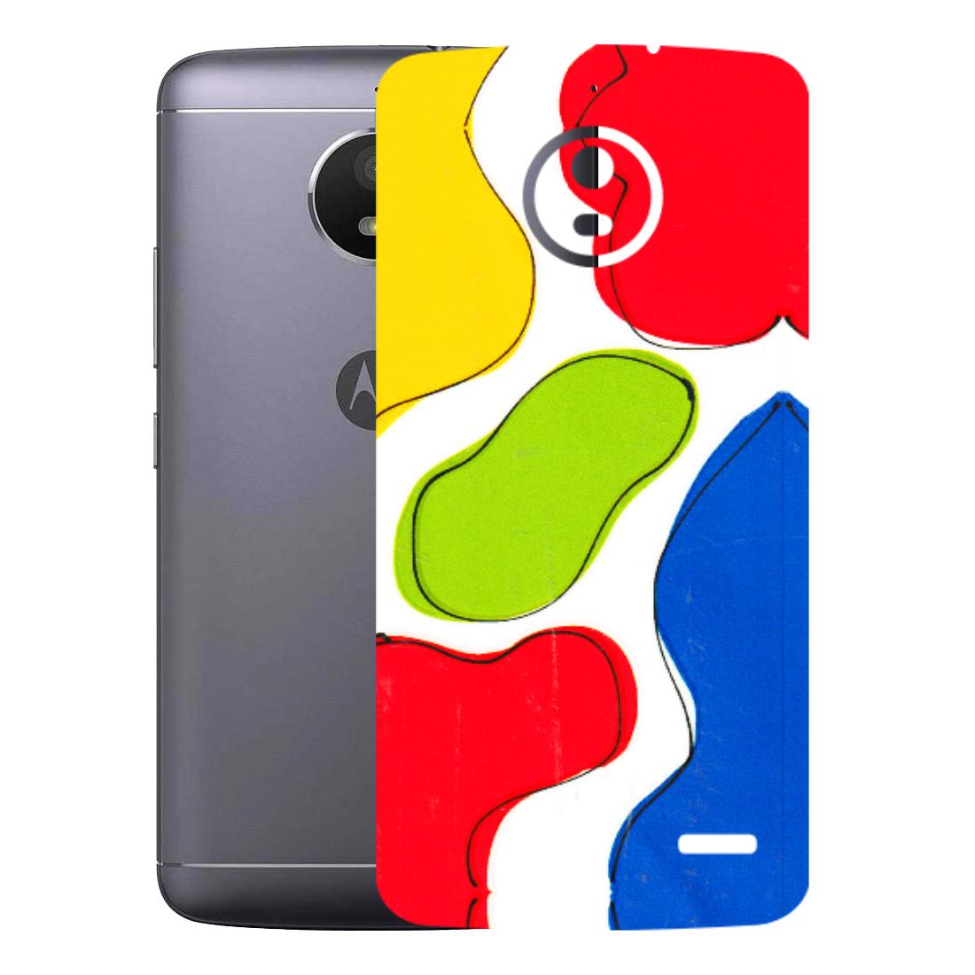 Motorola Phone Skins (All Models) - RGB Colour Paint - 3D Embossed Finish (L-284) Motorola Moto E4