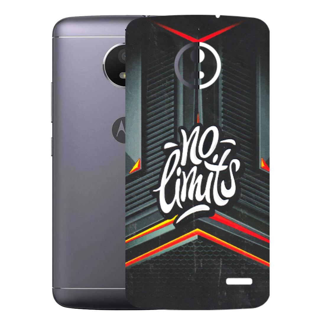 Motorola Phone Skins (All Models) - No Limits - 3D Embossed Finish (L-286) Motorola Moto E4