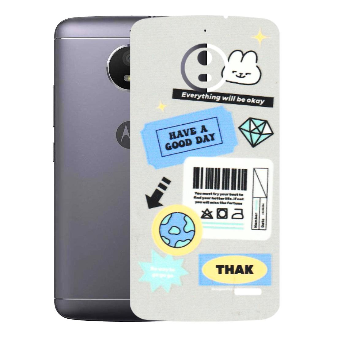 Motorola Phone Skins (All Models) - Will Be Okay Design - 3D Embossed Finish (L-316) Motorola Moto E4