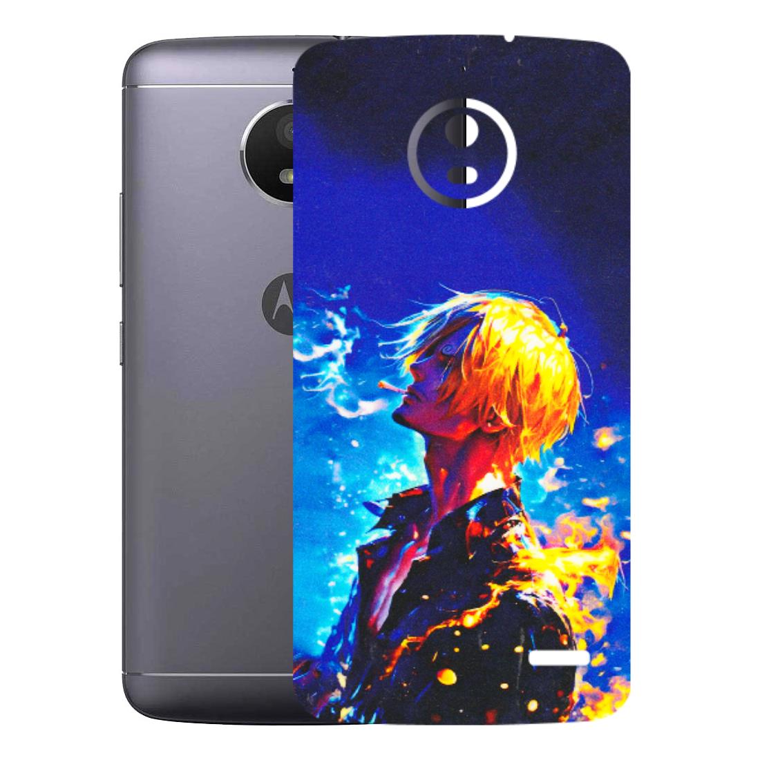 Motorola Phone Skins (All Models) - Sanji Vinsmoke One Piece - 3D Embossed Finish (L-319) Motorola Moto E4