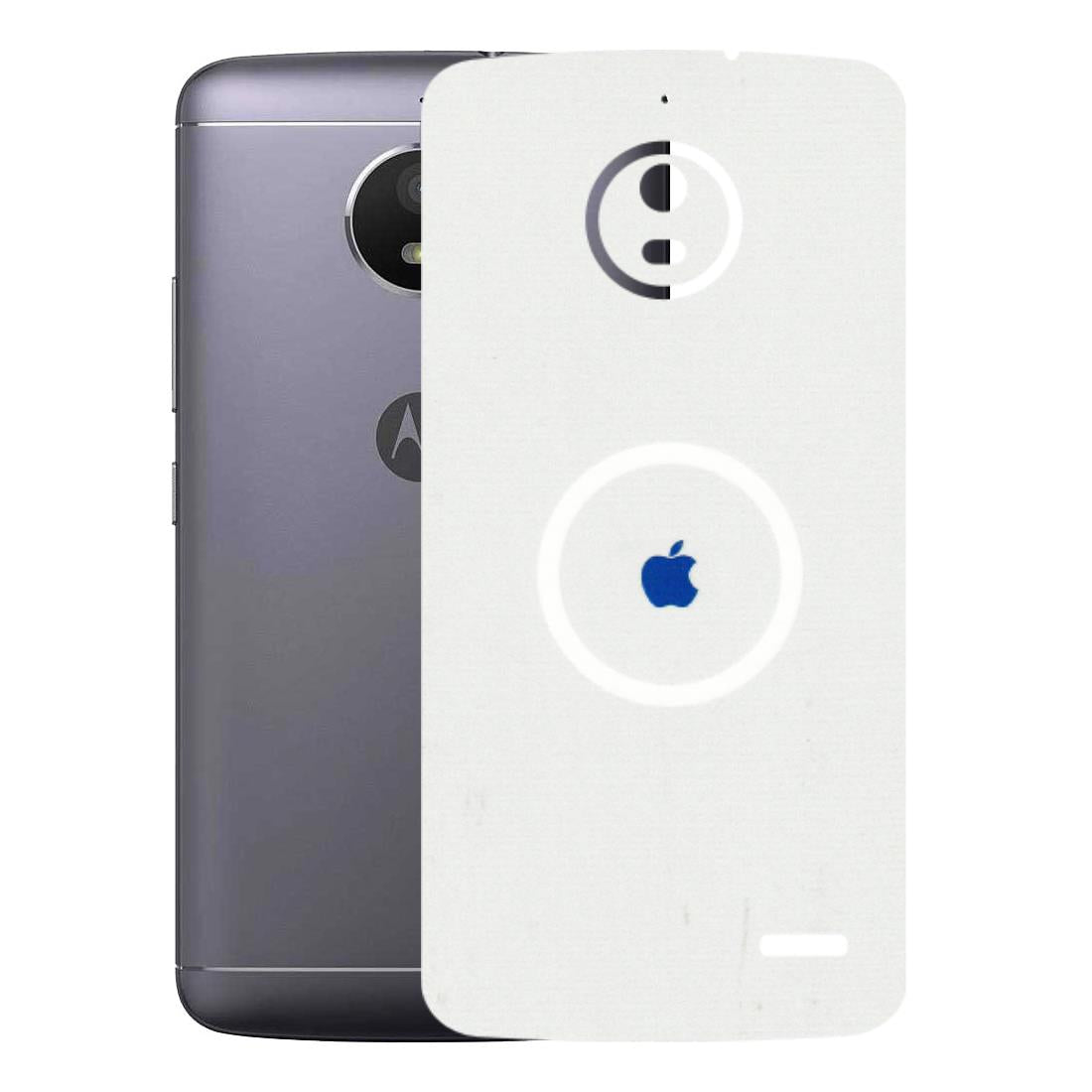 Motorola Phone Skins (All Models) - iPhone Magsafe Logo - 3D Embossed Finish (L-320) Motorola Moto E4
