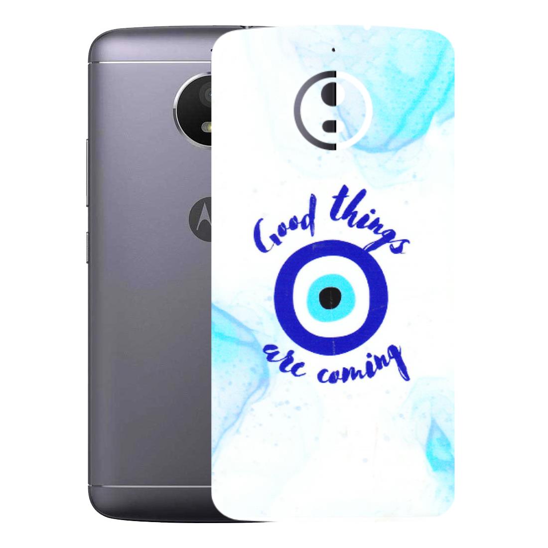 Motorola Phone Skins (All Models) - Evil Eye Good Things Are Coming - 3D Embossed Finish (L-322) Motorola Moto E4