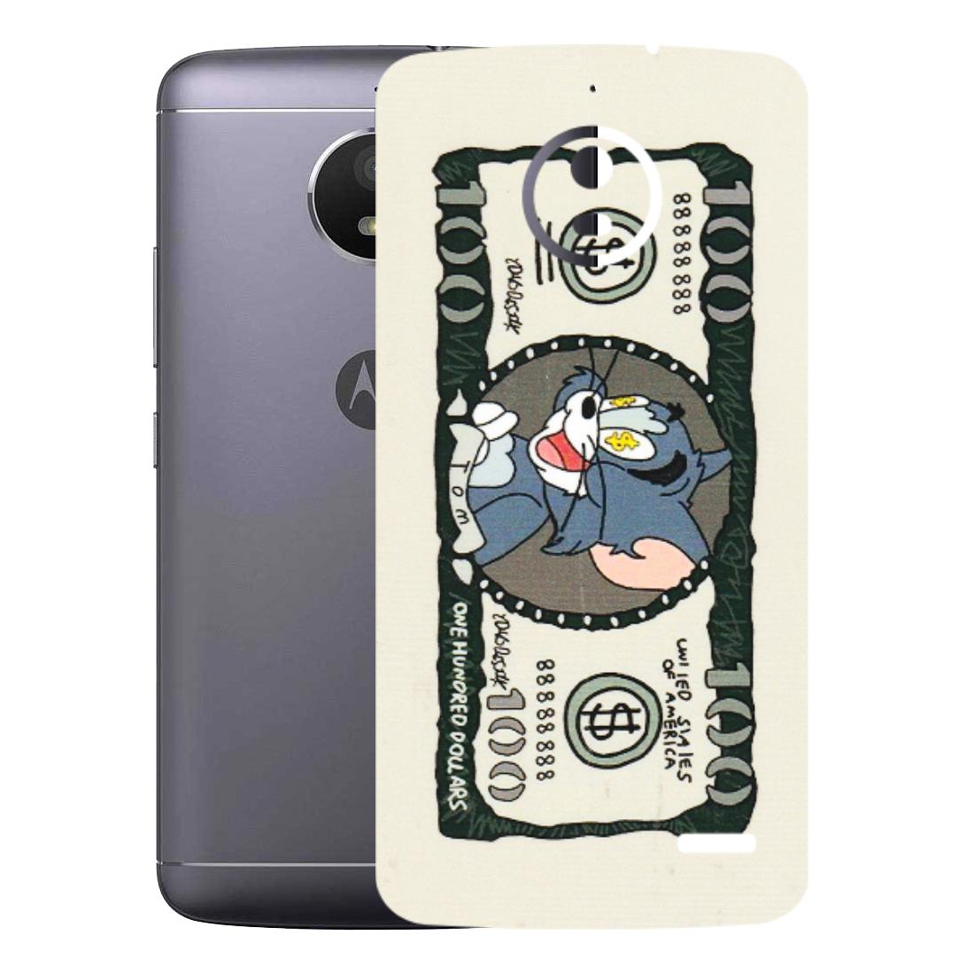 Motorola Phone Skins (All Models) - Tom Hundred Dollar - 3D Embossed Finish (L-324) Motorola Moto E4