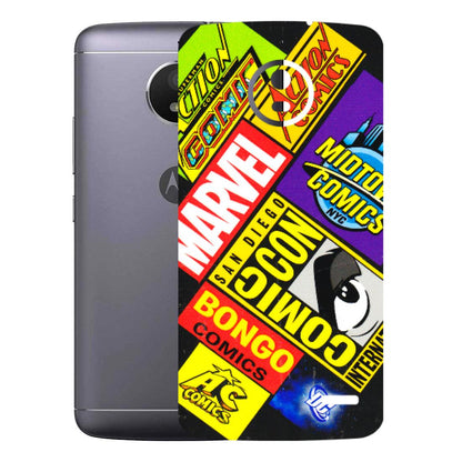 Motorola Phone Skins (All Models) - Bongo Comic Con - 3D Embossed Finish (L-325) Motorola Moto E4