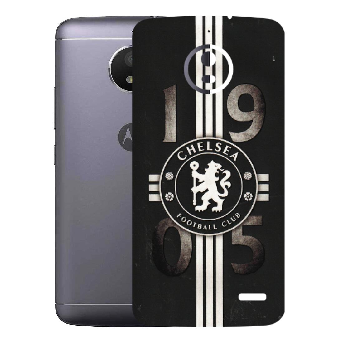 Motorola Phone Skins (All Models) - Chelsea Fan Club - 3D Embossed Finish (L-36) Motorola Moto E4