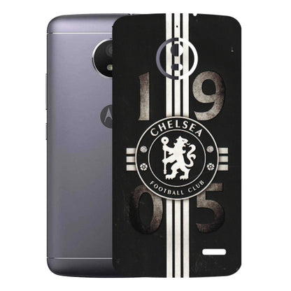 Motorola Phone Skins (All Models) - Chelsea Fan Club - 3D Embossed Finish (L-36) Motorola Moto E4
