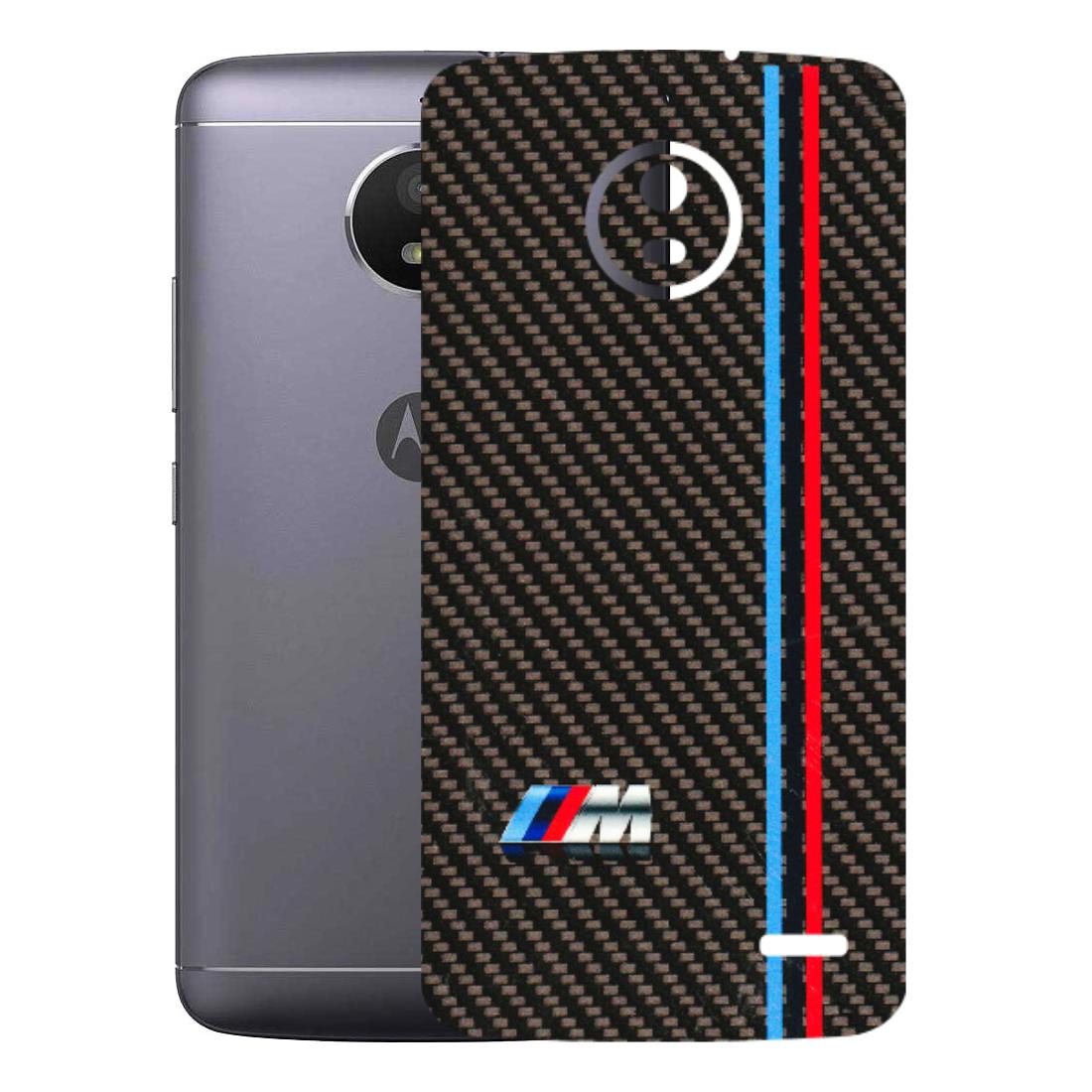 Motorola Phone Skins (All Models) - BM Carbon Fiber Feels - 3D Embossed Finish (L-38) Motorola Moto E4