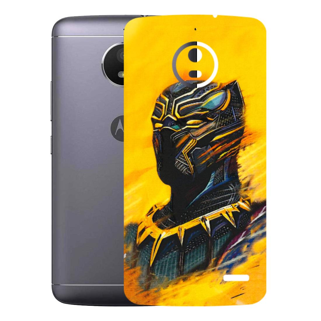 Motorola Phone Skins (All Models) - Yellow Panther - 3D Embossed Finish (L-54) Motorola Moto E4