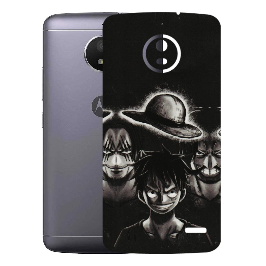 Motorola Phone Skins (All Models) - Black Luffy Hat - 3D Embossed Finish (L-57) Motorola Moto E4