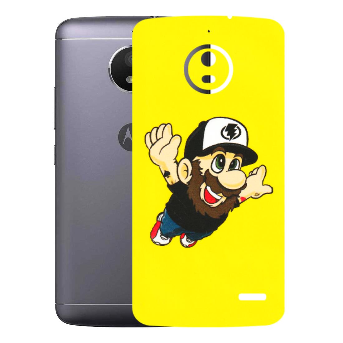 Motorola Phone Skins (All Models) - Flying Beardo - 3D Embossed Finish (L-60) Motorola Moto E4